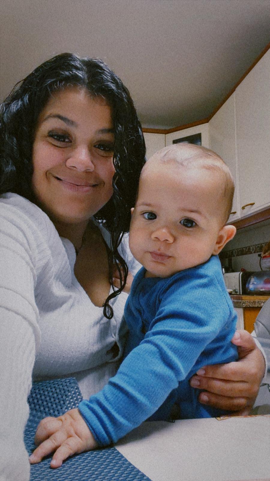Mariana, mãe do Mateus